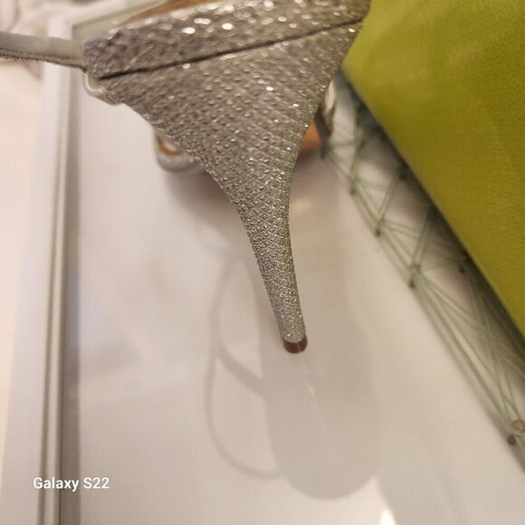 TED BAKER LONDON Theanna Silver Sandals. Size 6.5. NIB. - Picture 6 of 11